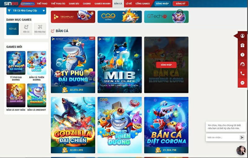 Điểm danh những game bắn cá đổi thưởng uy tín nhất Bắn cá đổi thưởng, bắn cá đổi thẻ cào