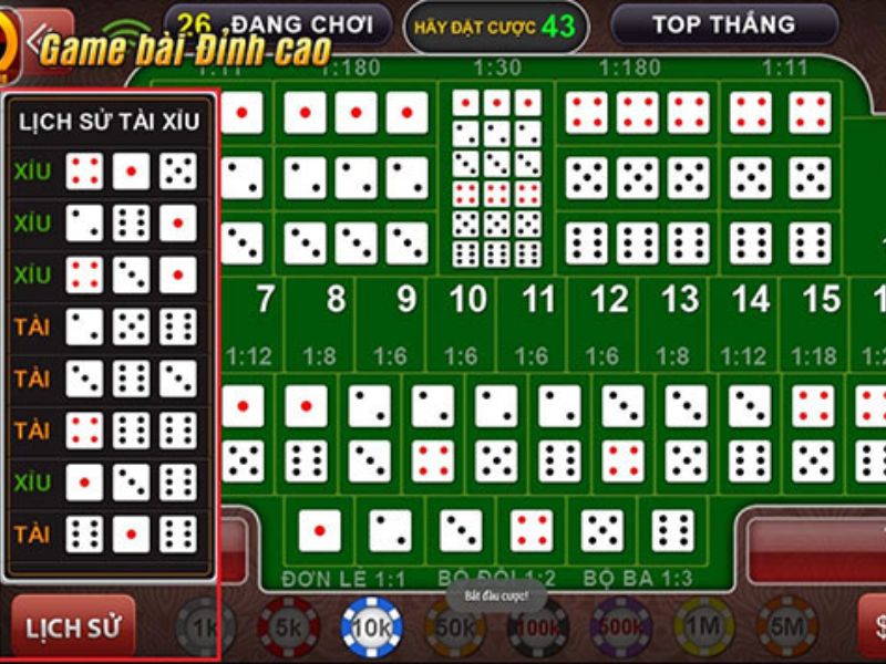 Tính công thức chơi tài xỉu theo quy luật bàn cược 