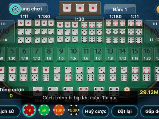 Nhận biết Tài xỉu bịp