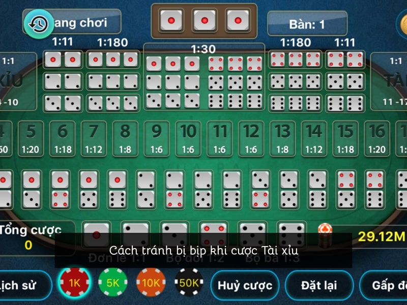 Cách tránh bị bịp khi cược Tài xỉu