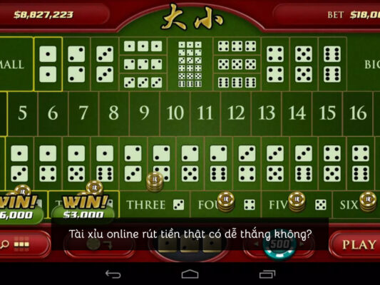 Tài xỉu online rút tiền thật dạng minigame