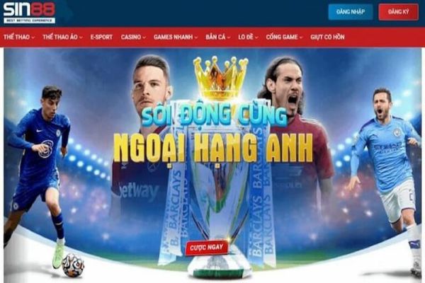 Nền tảng cá độ bóng đá Sin88 trực tuyến uy tín hàng đầu Châu Á